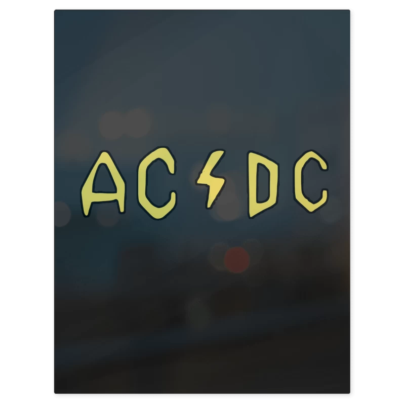 Beavis and Butthead AC DC – Print Metálico