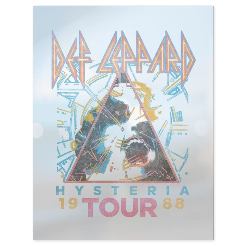 Def Leppard Hysteria 1988 – Print Metálico