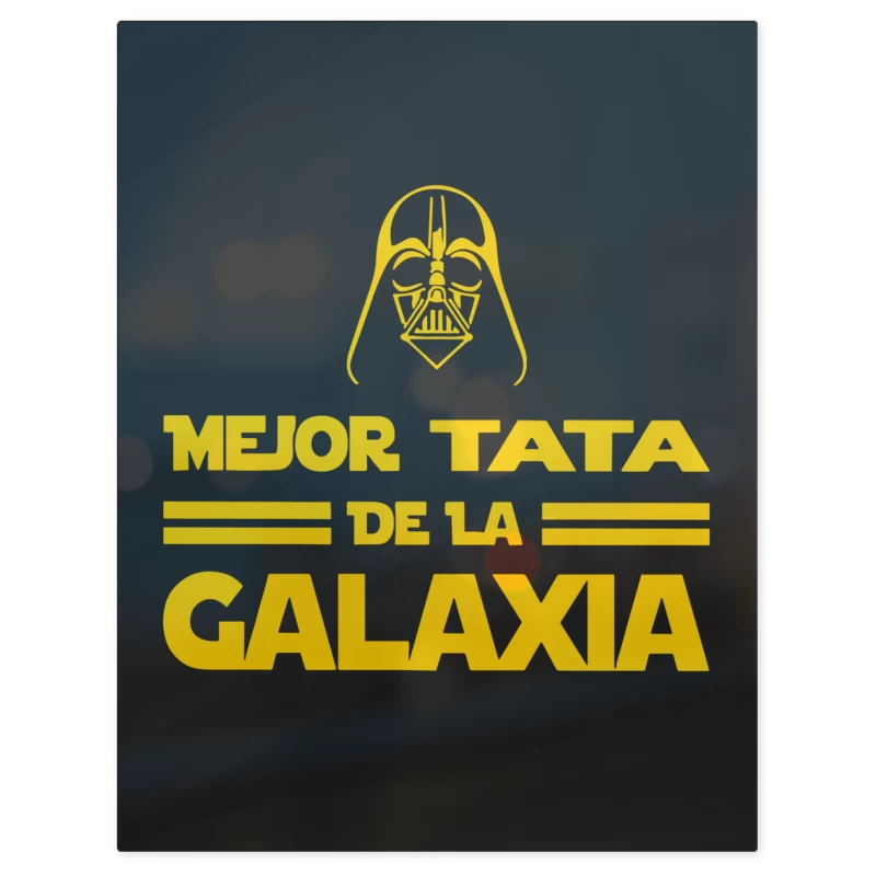 Mejor Tata de la Galaxia – Print Metálico