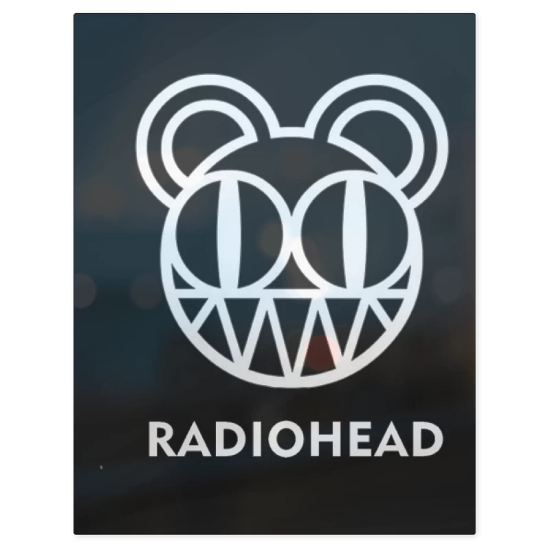 Radiohead - Logo – Print Metálico