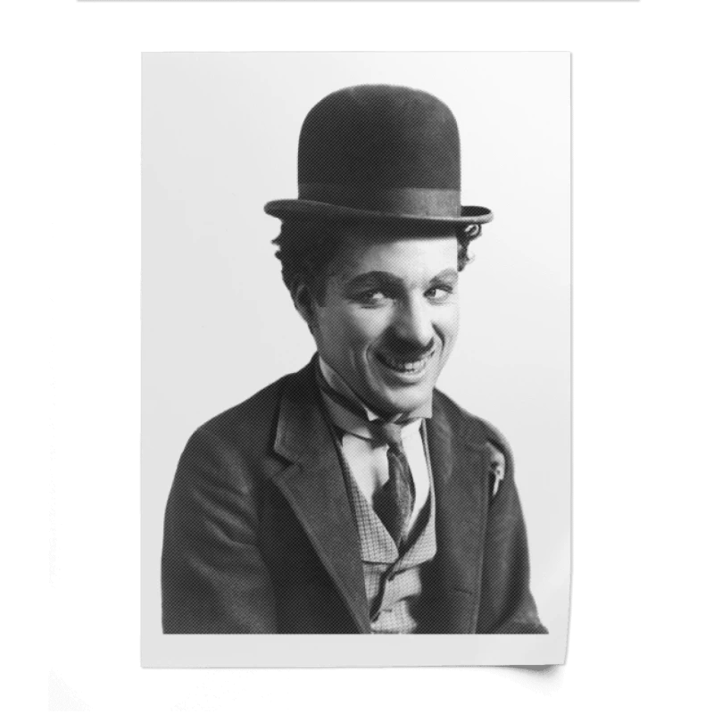 Charlie Chaplin 1914 The Tramp (Fot. B&N)