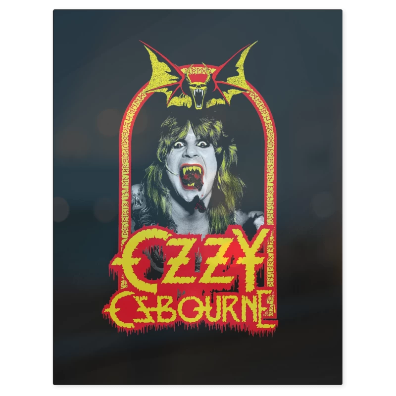 Ozzy Osbourne Speak – Print Metálico