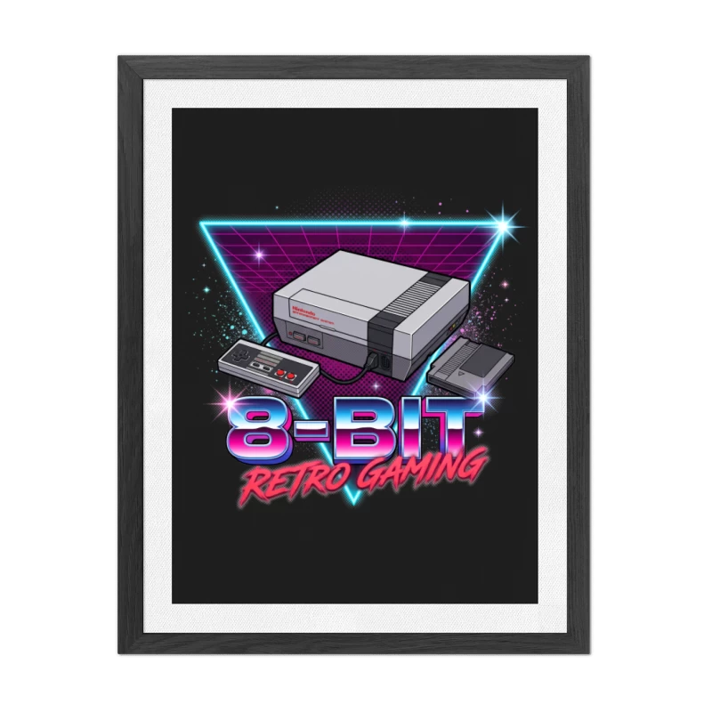 Cuadro Nintendo NES – 8-Bit Retro Gaming