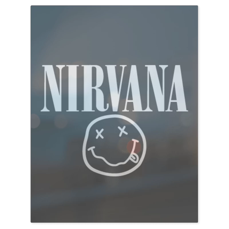 Nirvana - Smile – Print Metálico