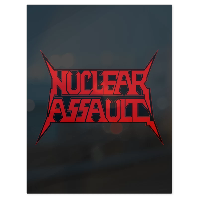 Nuclear Assault Logo – Print Metálico