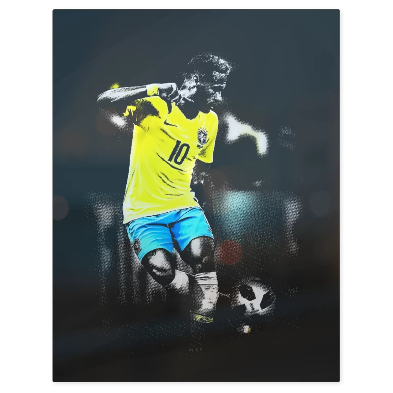 Neymar JR Brasil – Print Metálico