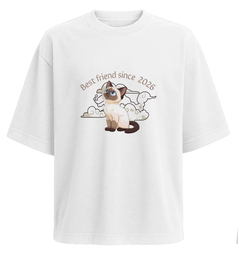 Polera Mujer cat nube
