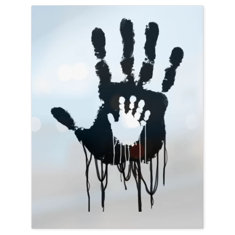 Death Stranding Hands – Print Metálico