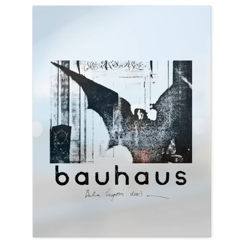 Bauhaus Bela Lugosis Dead – Print Metálico