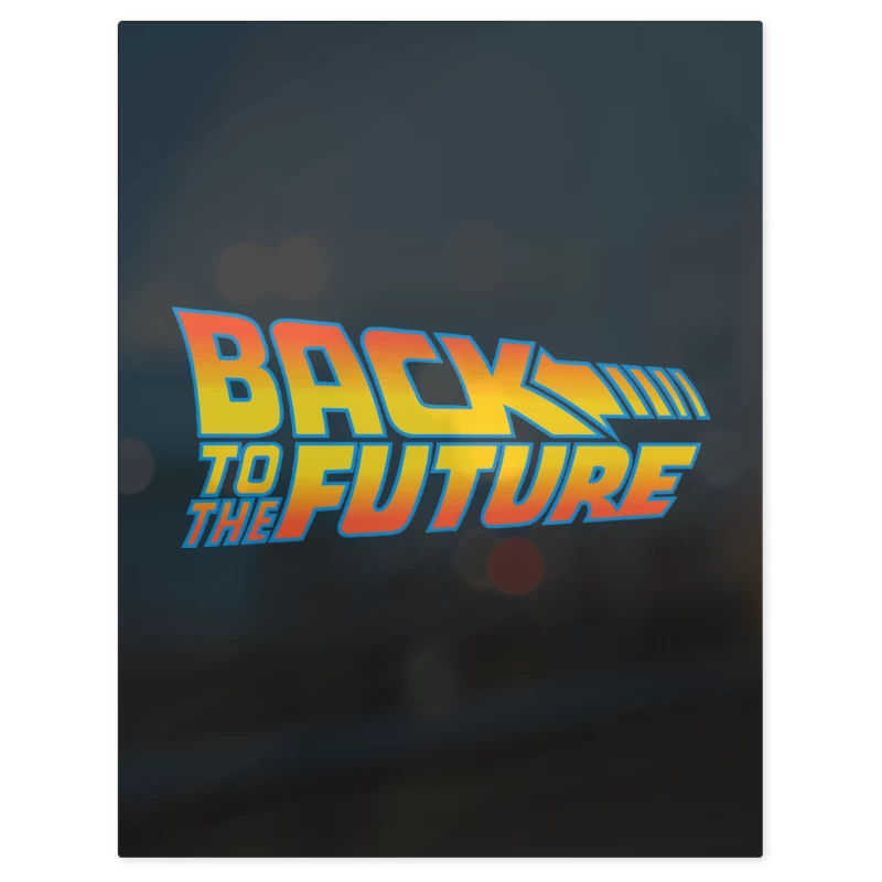Volver al Futuro Logo – Print Metálico