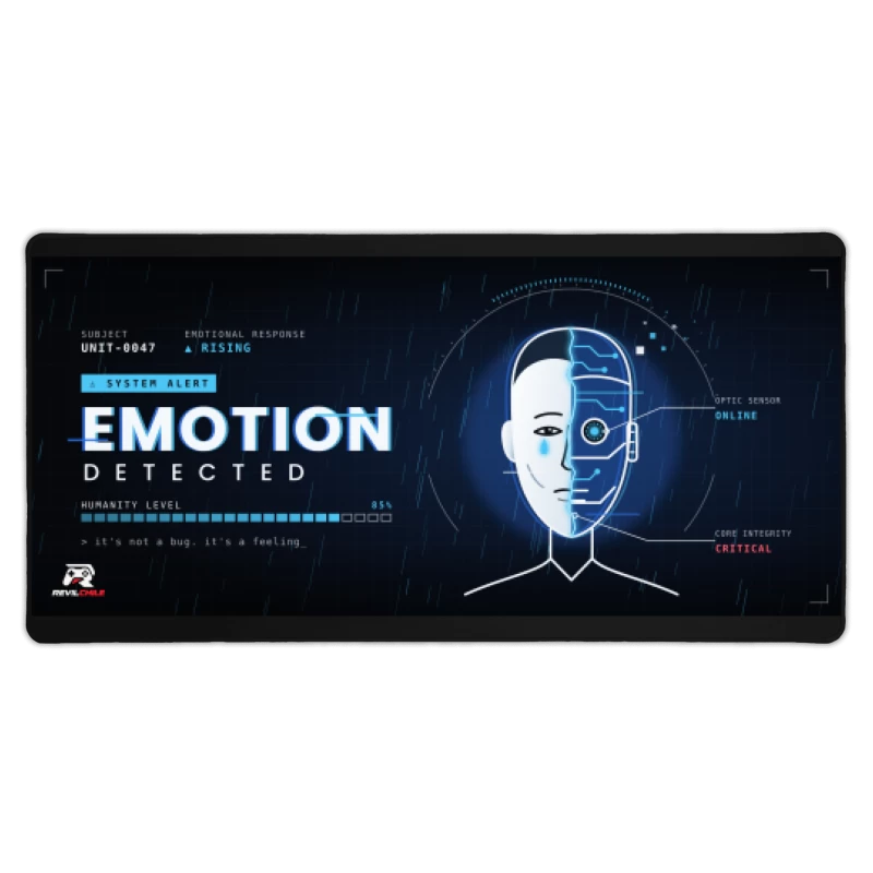 Mouse Pad Gamer Emotion Detected