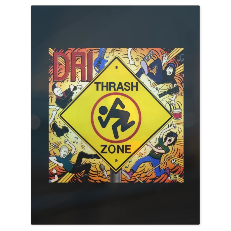 D.R.I. Thrash Zone – Print Metálico