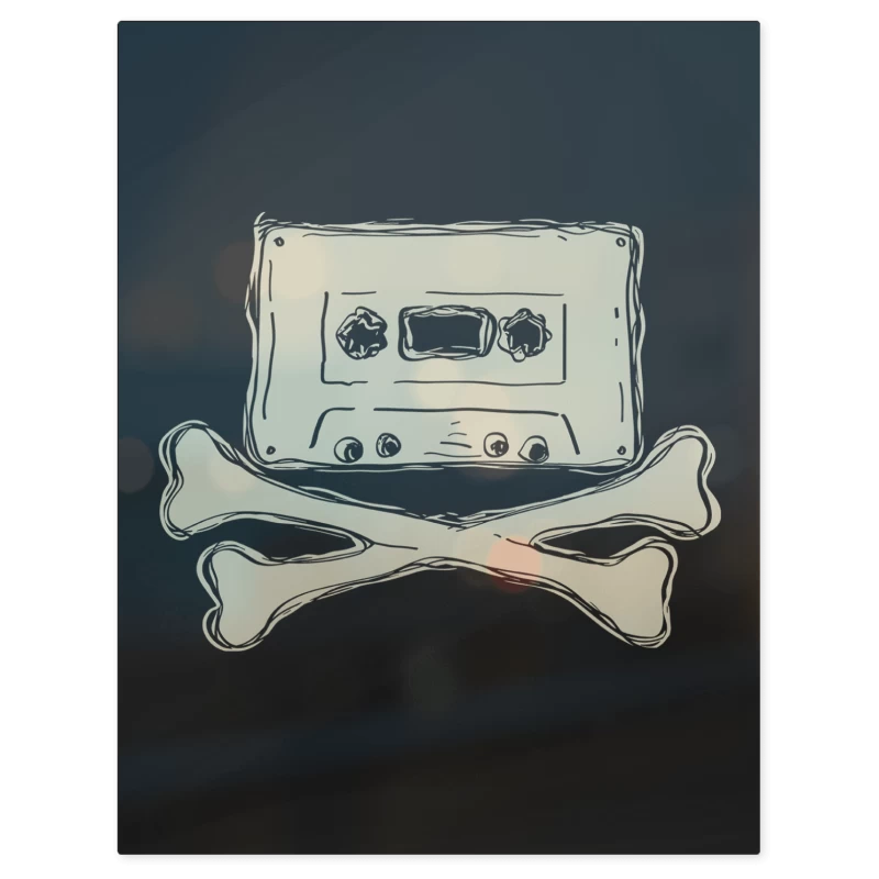 Cassette Pirata – Print Metálico