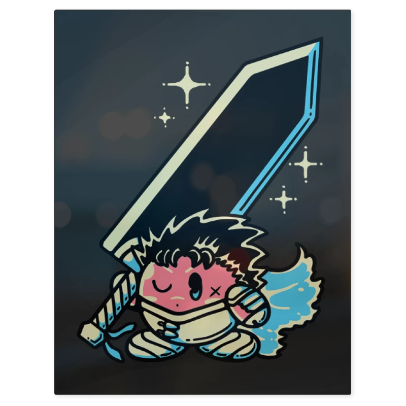 Berserkirby – Print Metálico