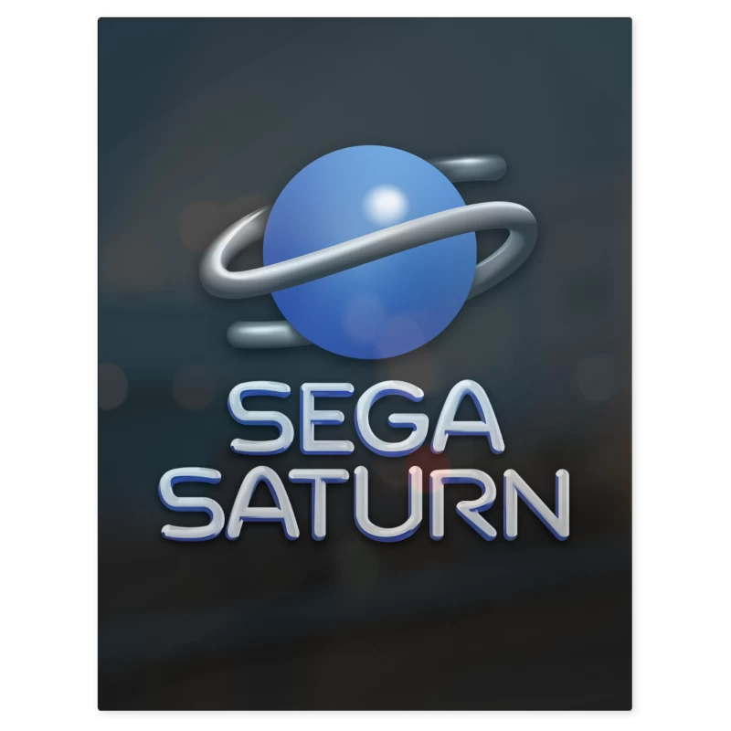 Consolas Sega Saturn – Print Metálico