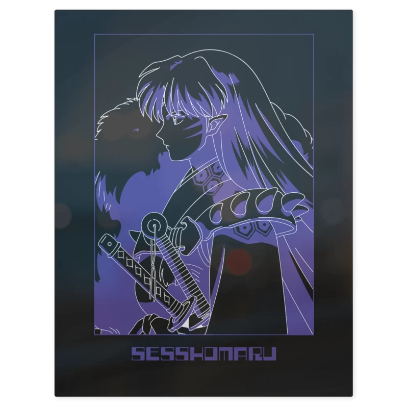 Inuyasha Sesshomaru – Print Metálico