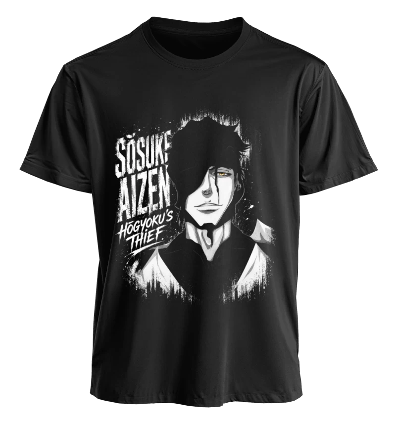 Polera Anime Bleach Sosuke Aizen | Frente + Manga