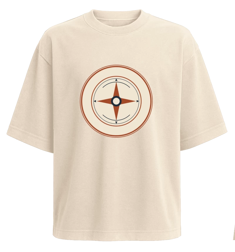 Polera Oversize Brújula Explorador