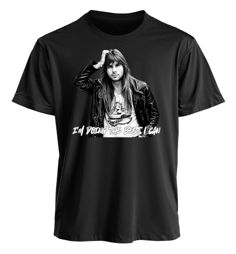 Estoy Dando Lo Mejor de Mí – Polera Vintage Inspirada en el Heavy Metal Clásico