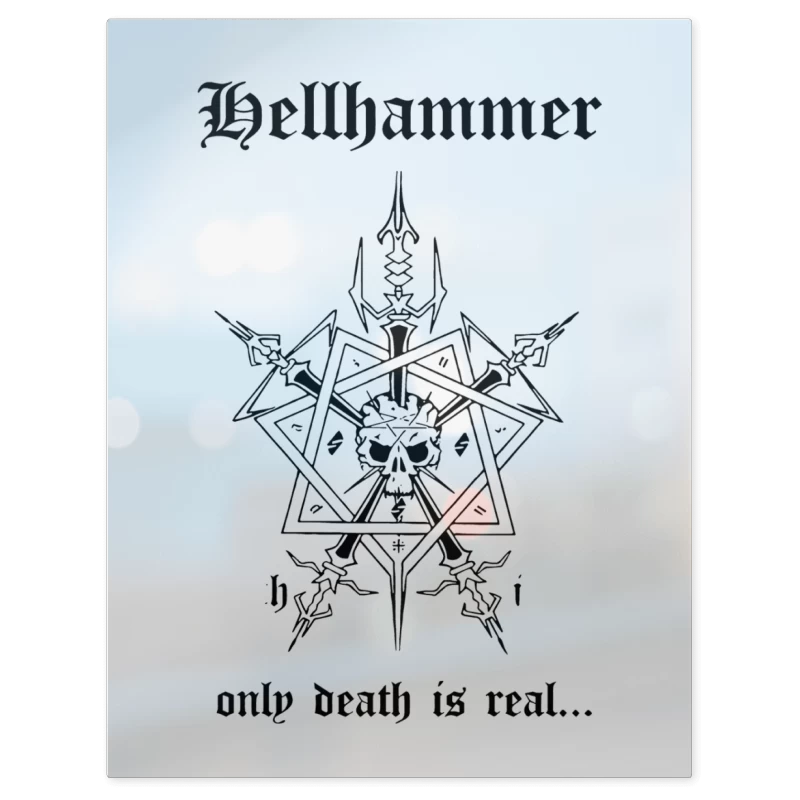 Hellhammer Only Death Is Real N – Print Metálico