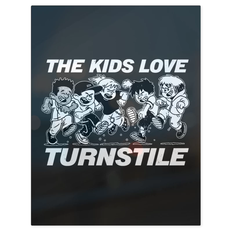 Turnstile the Kids – Print Metálico