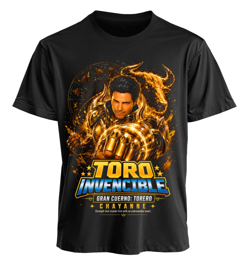 Polera Música Chayanne Toro Invencible | Frente