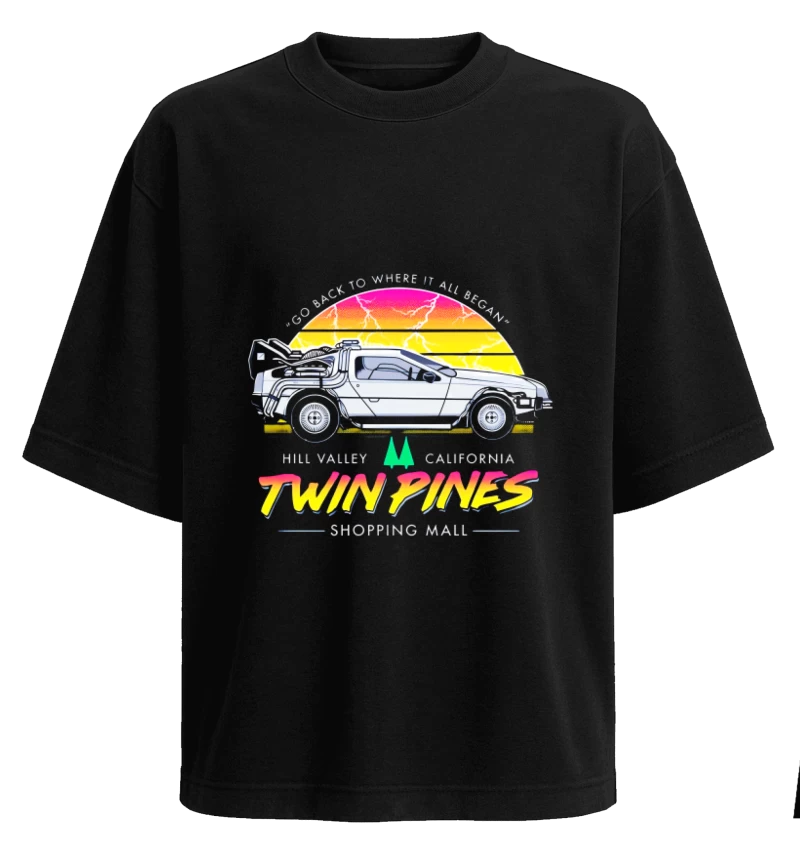 Polera Oversize 280 grs Volver al Futuro