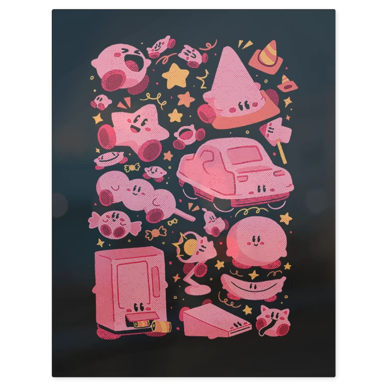 Kirby Rosado – Print Metálico