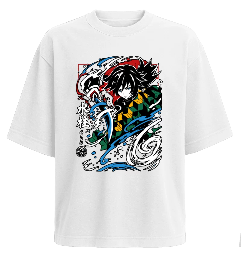 Polera Demon Slayer Tomioka Water Hashira