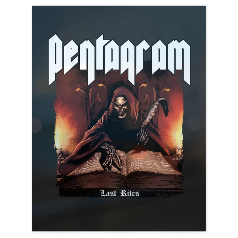 Pentagram Last Rites – Print Metálico