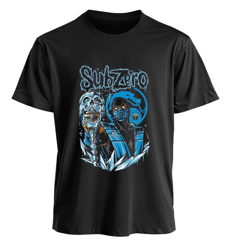 Polera Sub Zero Mortal Kombat