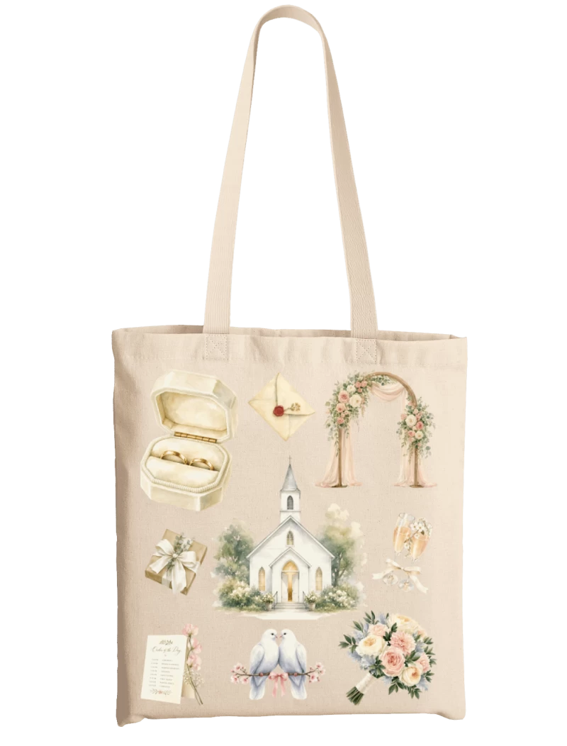 Totebag Boda Versión Iglesia