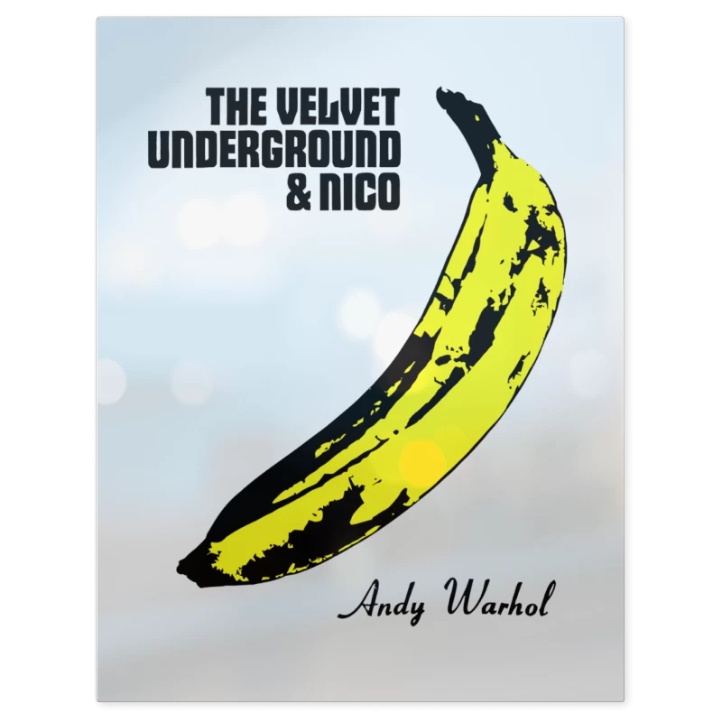 The Velvet Underground Andy Warhol – Print Metálico