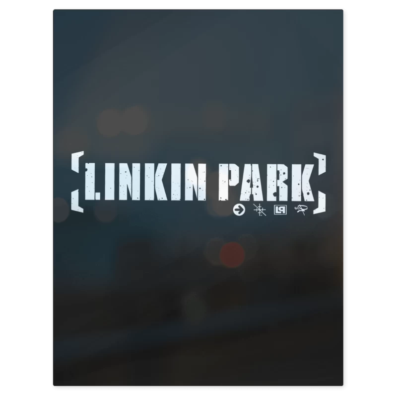 Linkin Park Logo Clásico – Print Metálico