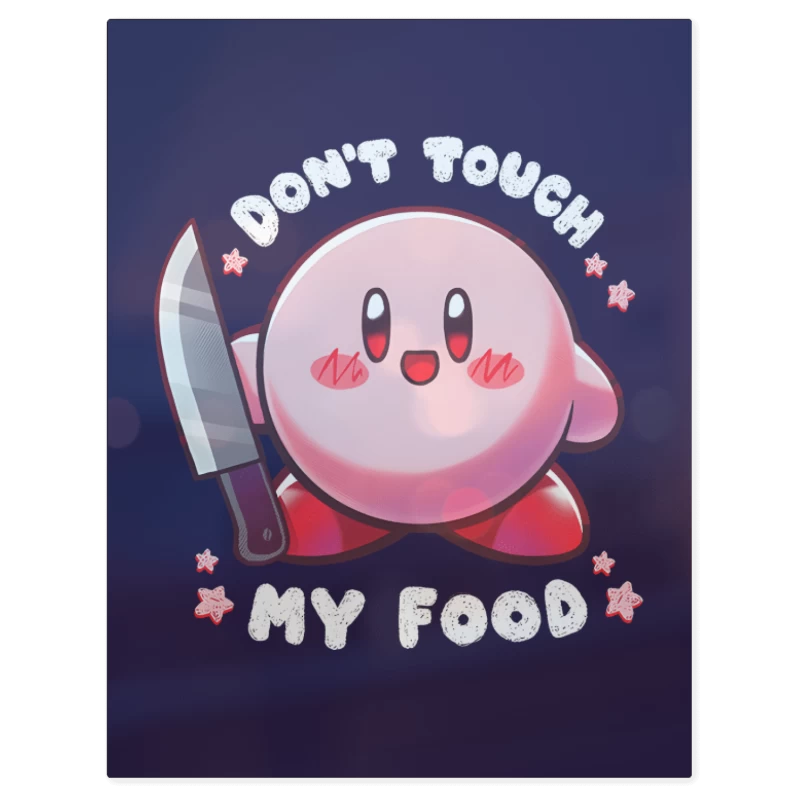 No Toques Mi Comida – Print Metálico