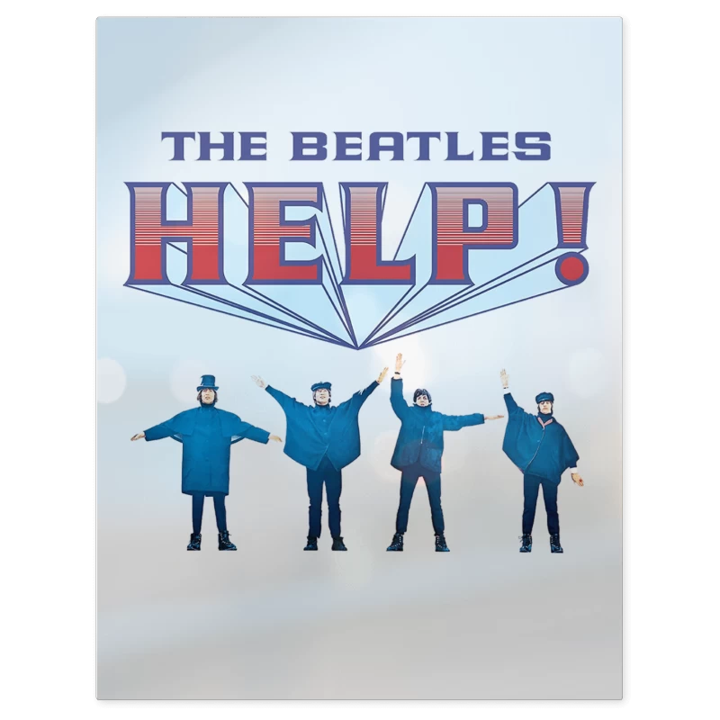 The Beatles Help – Print Metálico