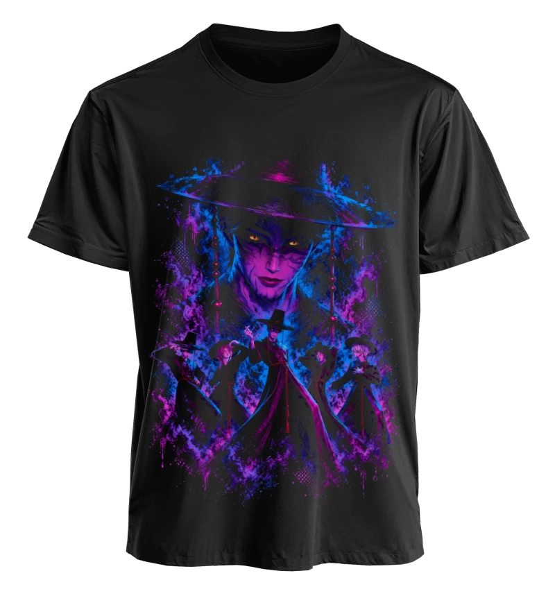 Polera Animación KPop Demon Hunters Saja Boys Your Idol | Frente + Manga