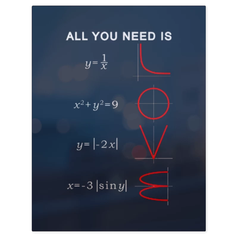 All You Need Is L0v3 – Print Metálico