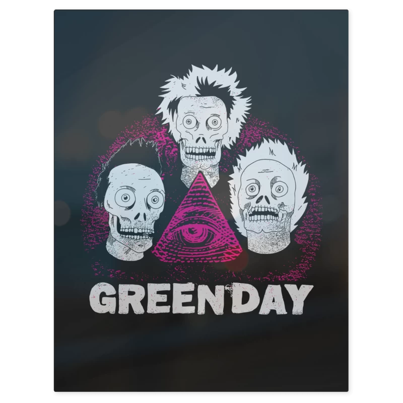 Green Day Zombie Saviors – Print Metálico