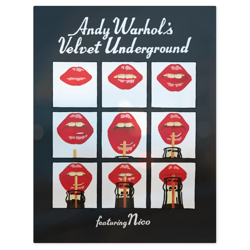 Andy Warhols Velvet – Print Metálico