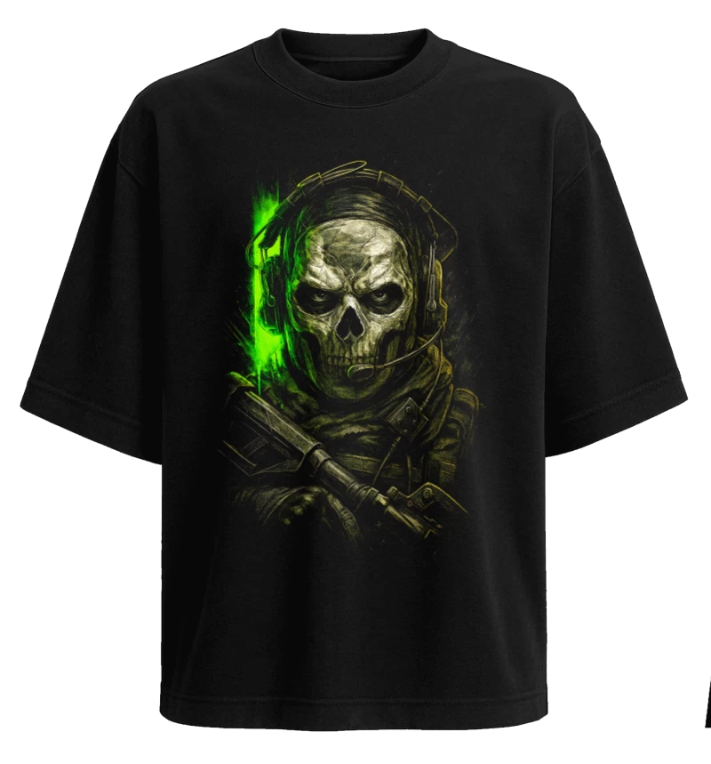 Polera Call of Duty Modern Warfare 2 Ghost Skull