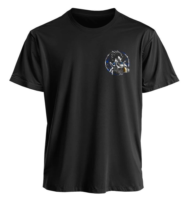 Polera Anime Dragon Ball Vegeta | Espalda + Pecho