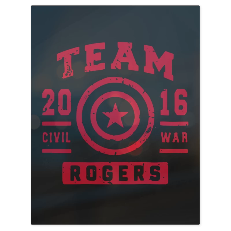 Team Rogers – Print Metálico