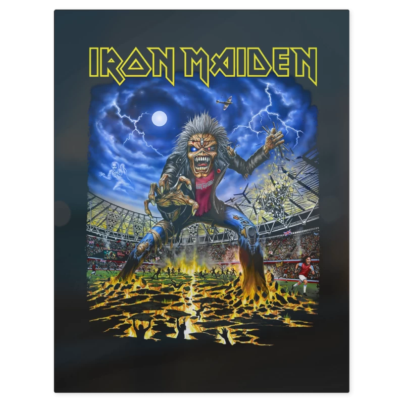Iron Maiden West Ham – Print Metálico