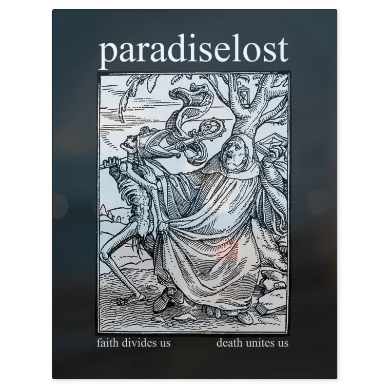 Paradise Lost Faith Divides Us – Print Metálico