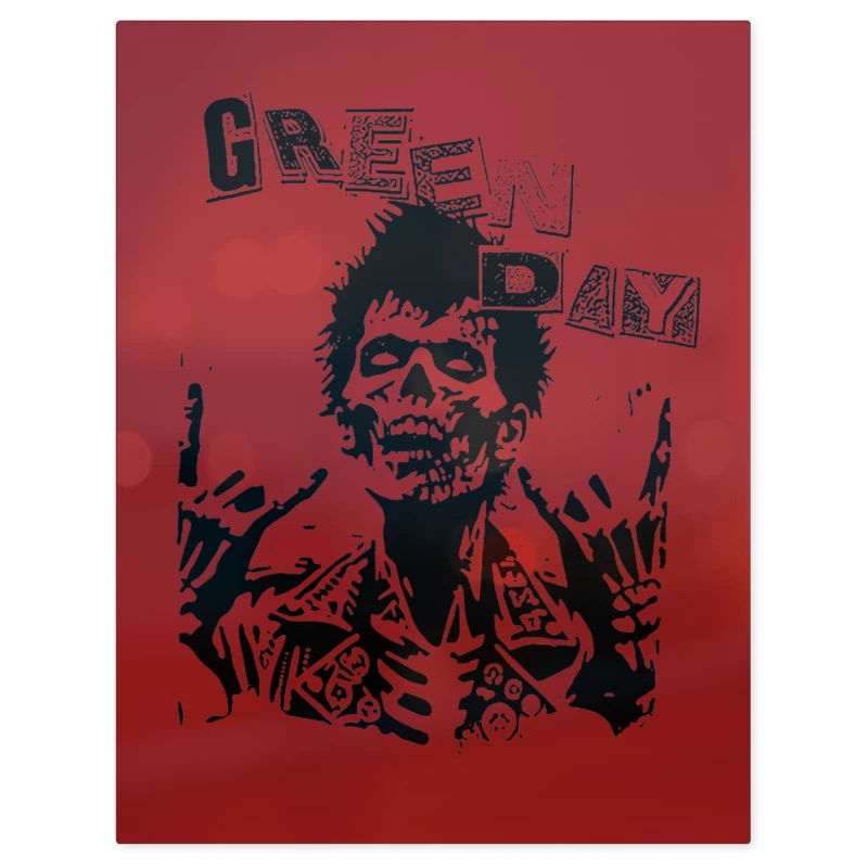 Green Day Zombie Punk – Print Metálico