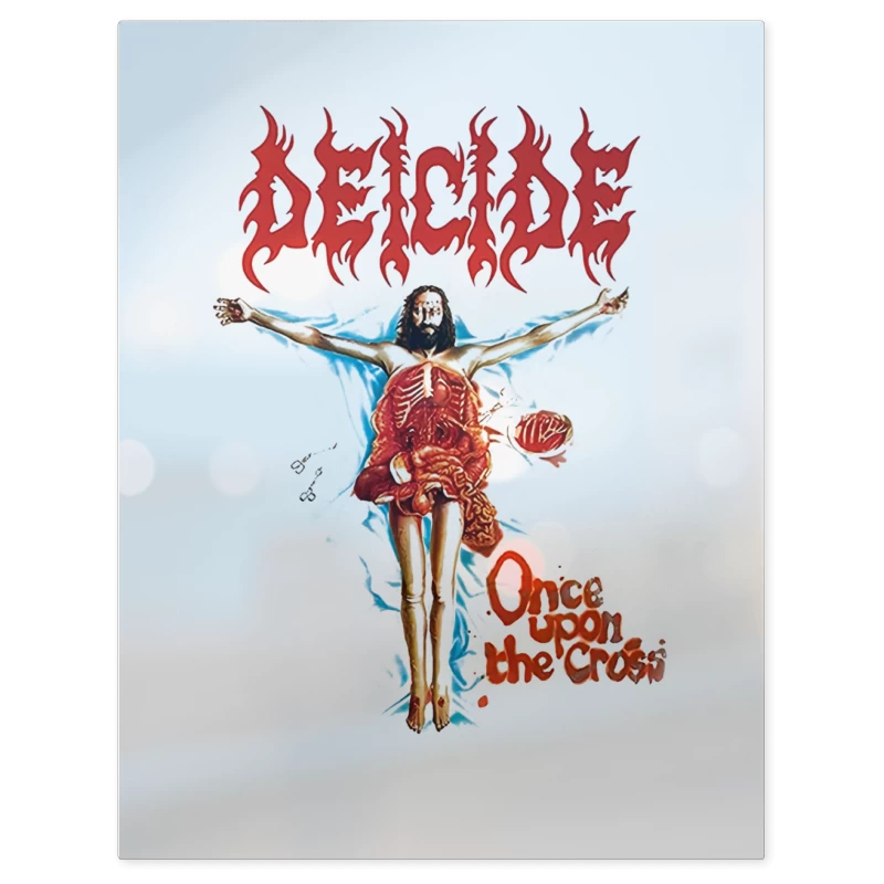 Deicide Once Upon the Cross B – Print Metálico