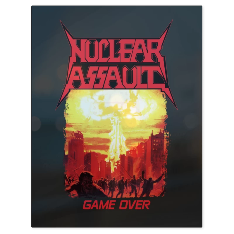 Nuclear Assault Game Over – Print Metálico