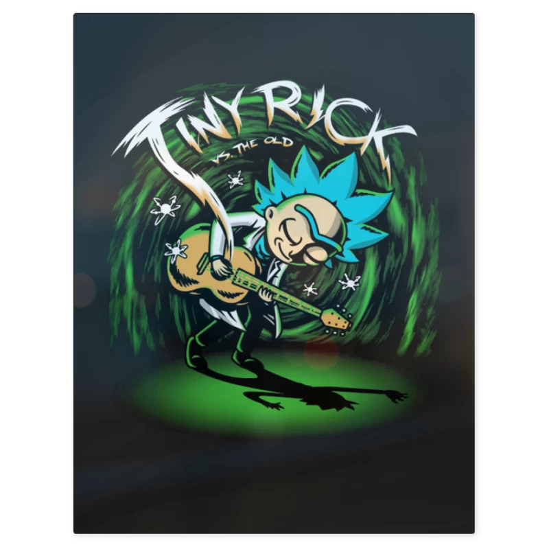 Tiny Rick – Print Metálico