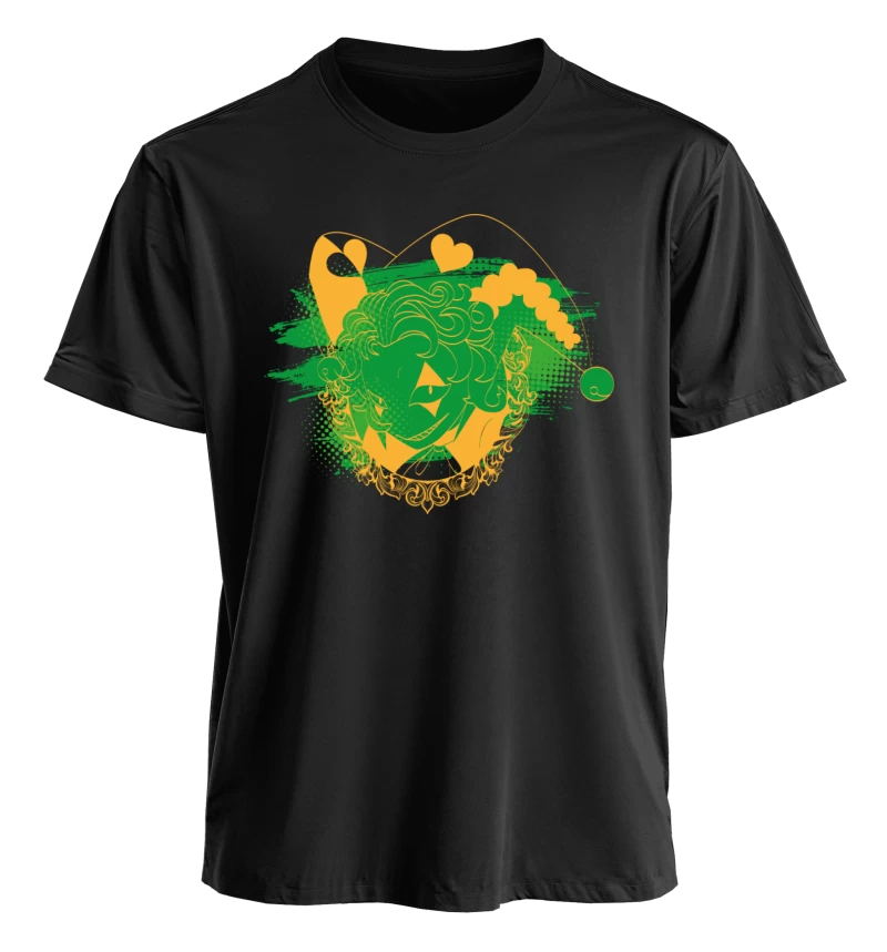Polera Harlequin - The Freak Circus - GREEN